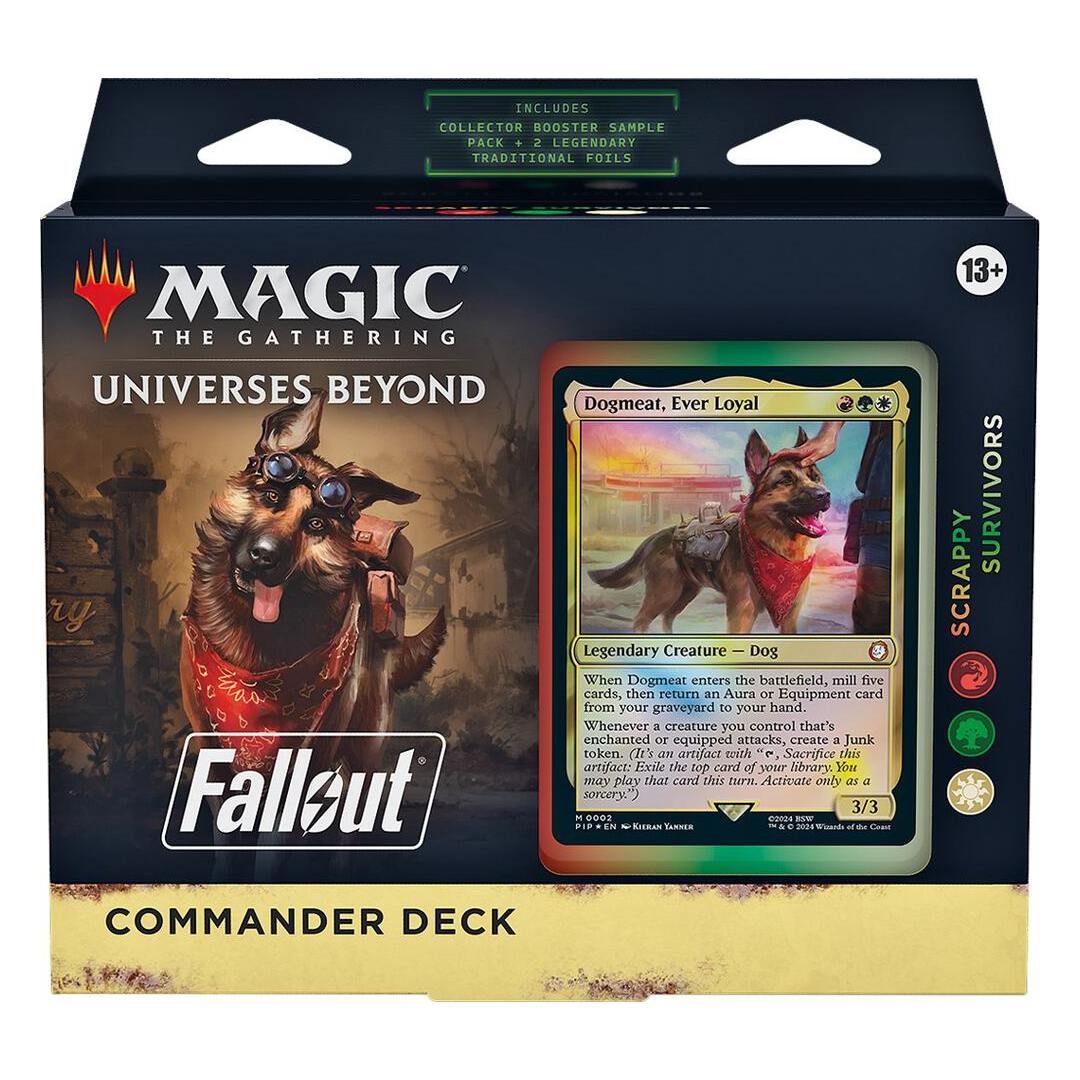 Magic the Gathering: Fallout Commander Deck - Scrappy Survivors - Other TCG