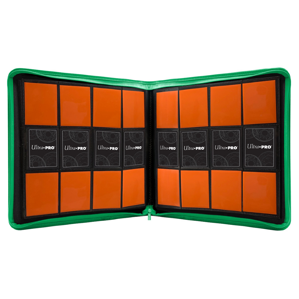 Ultra Pro PRO Binder: 12-Pocket Zippered - Green - Accessory - 2