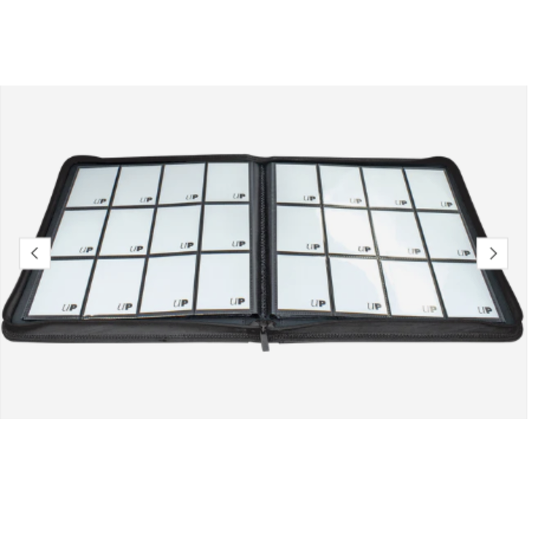 Ultra Pro Zippered Pro Binder 12 Pocket Black - Accessory - 2