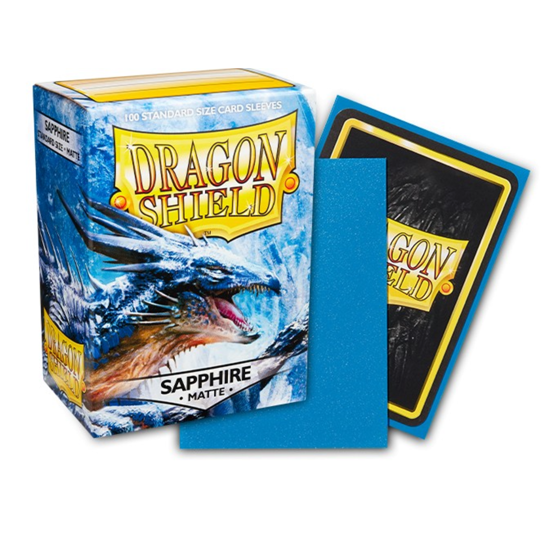 Dragon Shield Sleeves: Standard Matte Dual 100 Count - SAPPHIRE - Accessory