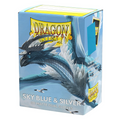 Dragon Shield Sleeves: Standard Matte Dual - SKY BLUE & SILVER - Accessory