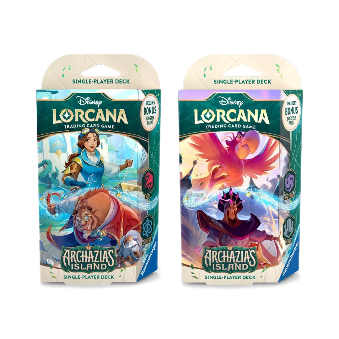 Disney Lorcana: Archazia's Island Starter Deck Bundle (Set of 2) - Other TCG