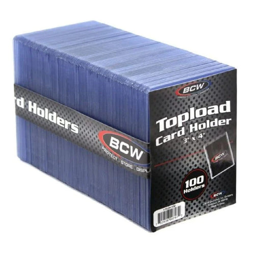 100 BCW Standard Top Loaders Bundle - Accessory