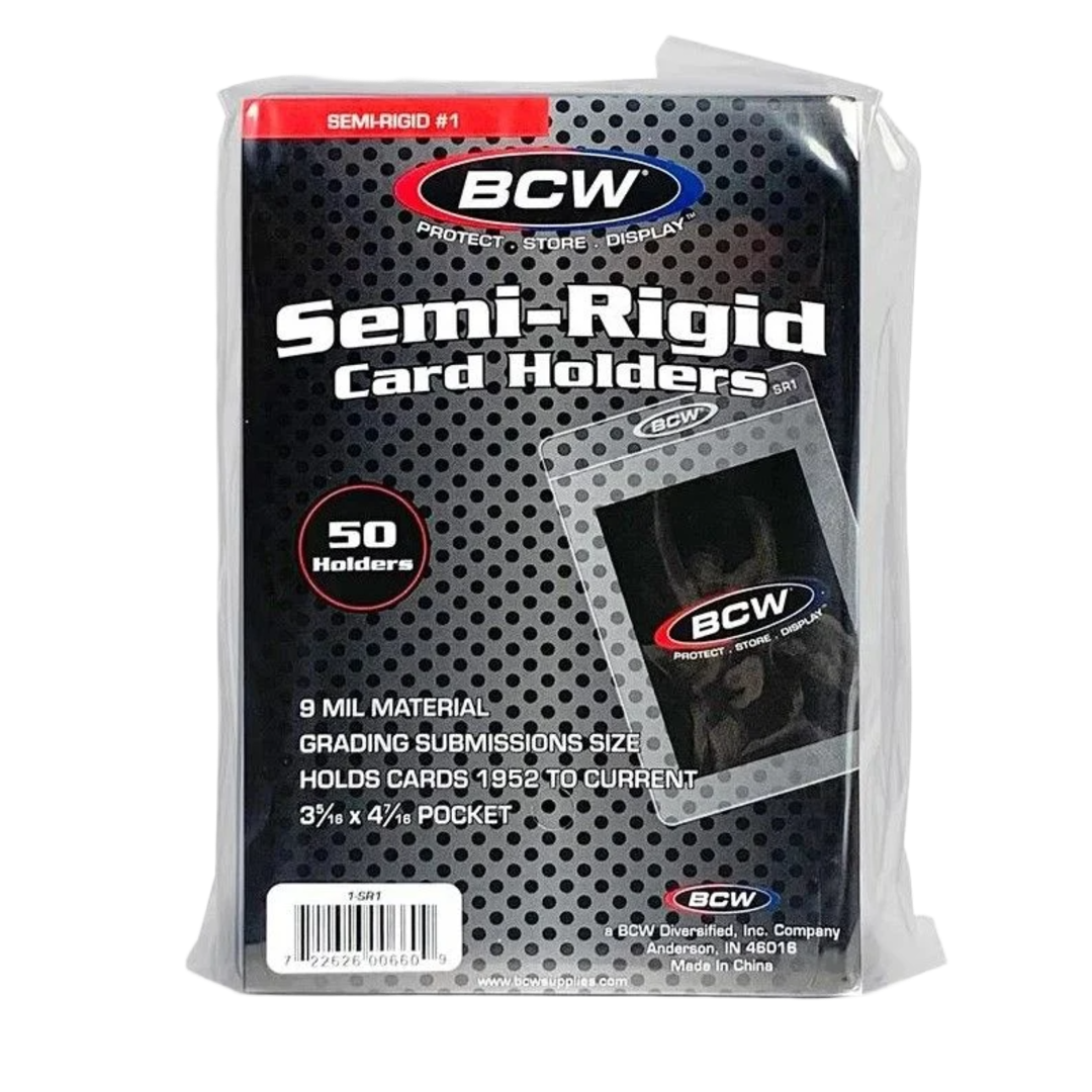 50 BCW Semi-Rigid Card Holder 1 - Accessory