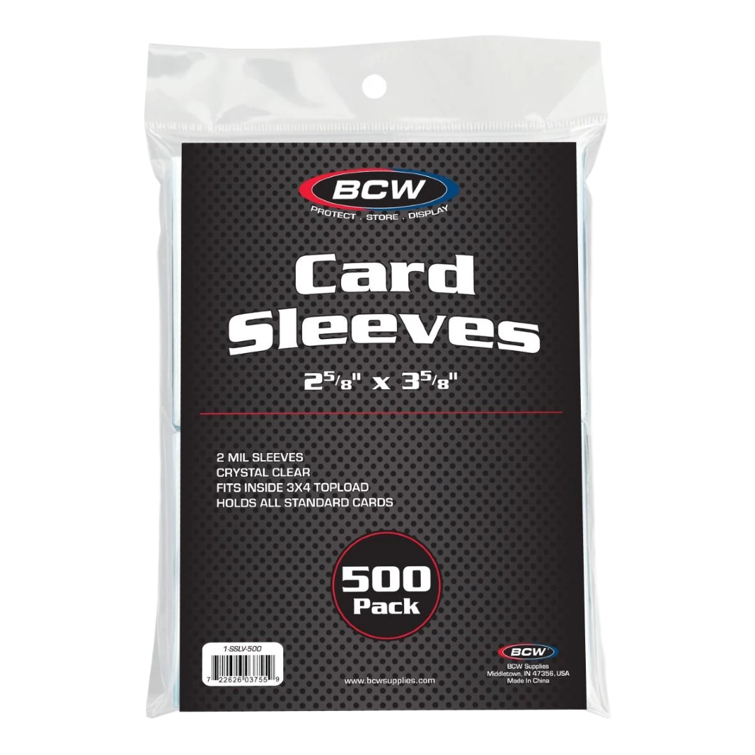 500 BCW Standard Card Sleeves - Accessory
