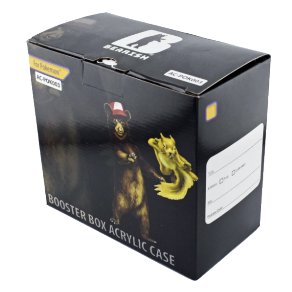 Bearish Acrylic Case Pokemon Booster Display - Accessory
