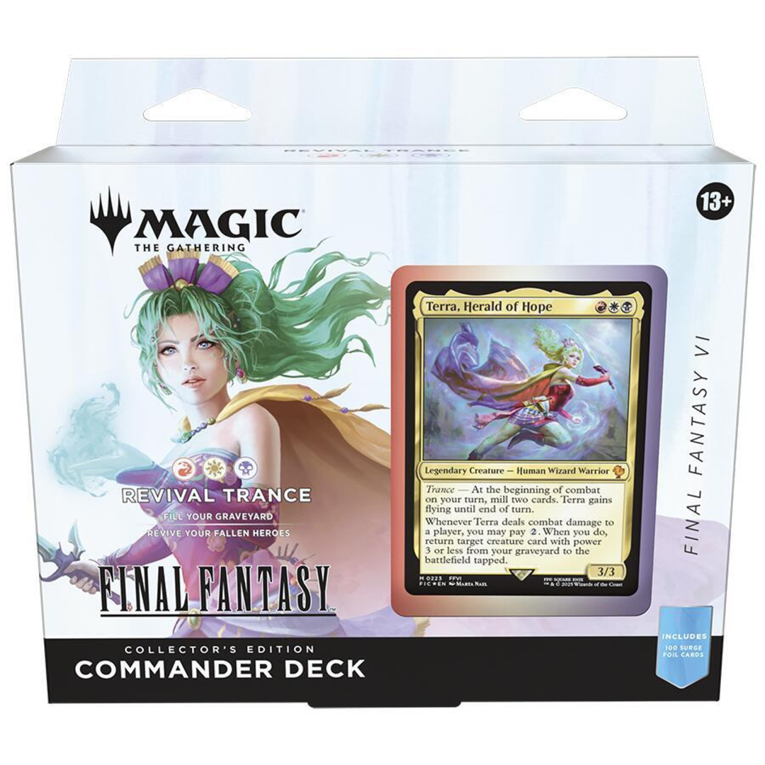 Magic the Gathering: Final Fantasy VI Commander Deck Collector Edition - Revival Trance - Other TCG