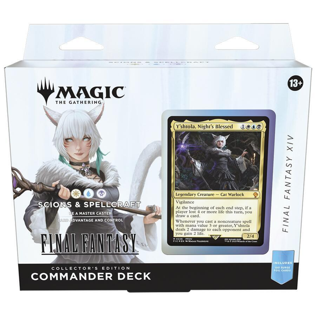 Magic the Gathering: Final Fantasy XIV Commander Deck Collector Edition- Scions & Spellcraft - Other TCG