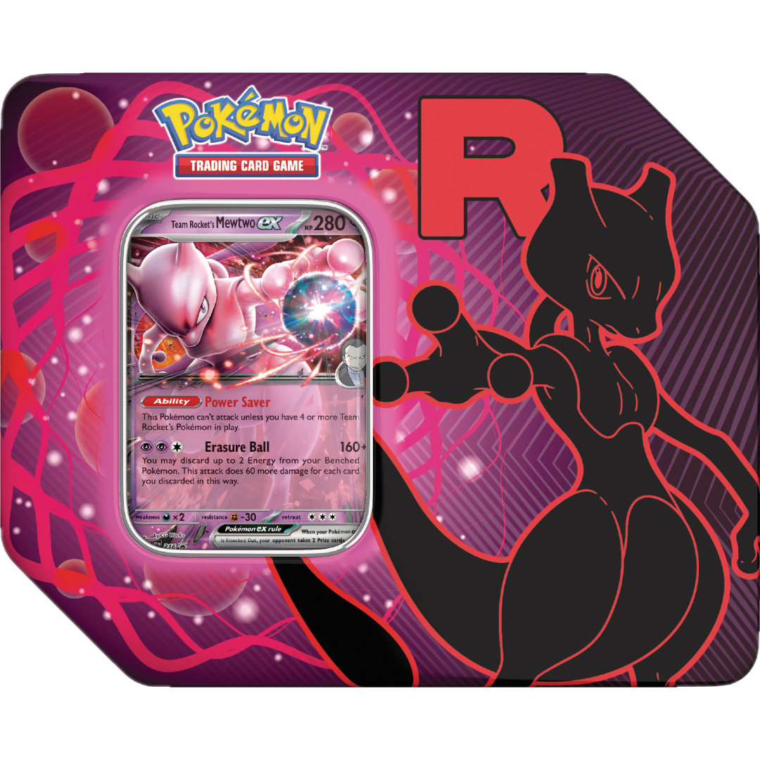 Team Rocket Tin (Mewtwo) - Pokemon Sealed