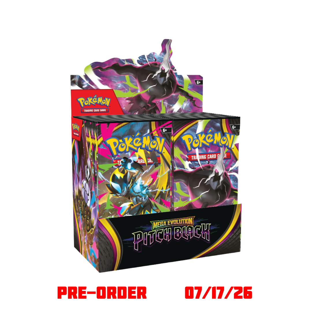 Mega Evolution: Pitch Black Booster Box (Early Bird Special) - Pokemon Sealed