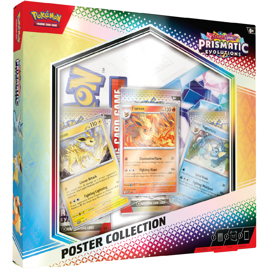 Scarlet & Violet: Prismatic Evolutions Poster Collection - Pokemon Sealed