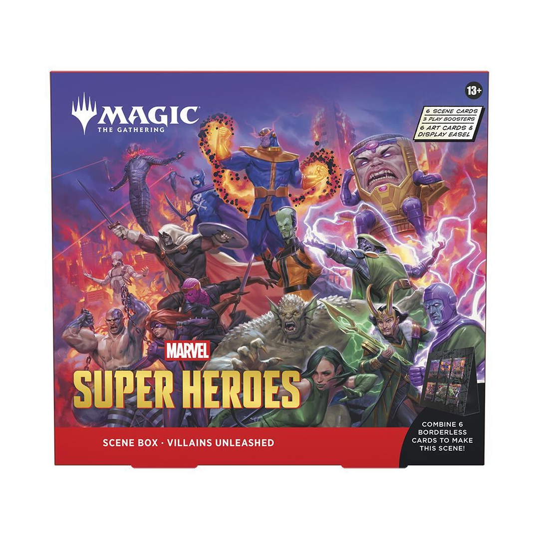 Magic the Gathering: Universes Beyond Marvel Super Heroes Scene Box - Villains Unleashed - Other TCG