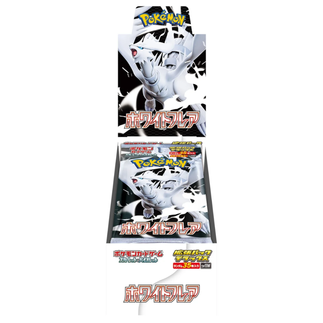 Japanese White Flare Deluxe Booster Box - Pokemon Sealed